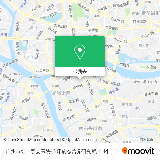 广州市红十字会医院-临床病态营养研究所地图