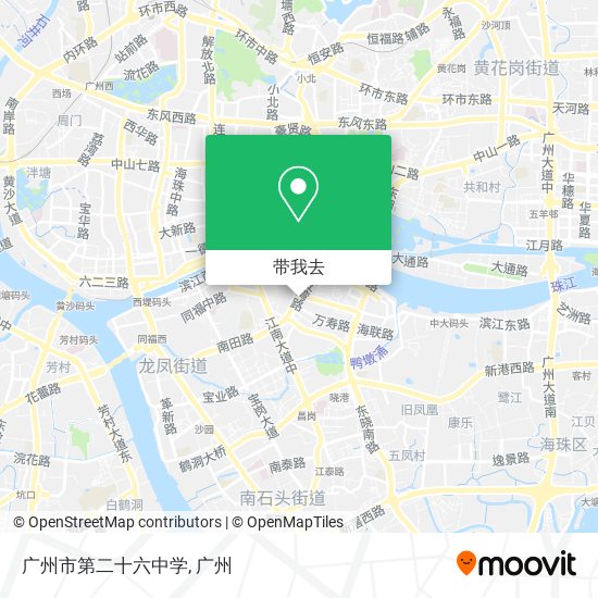 广州市第二十六中学地图