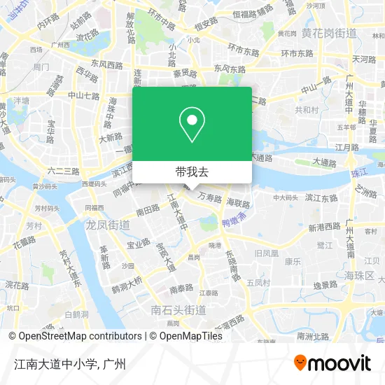 江南大道中小学地图