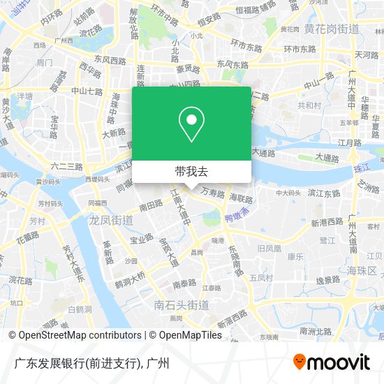 广东发展银行(前进支行)地图