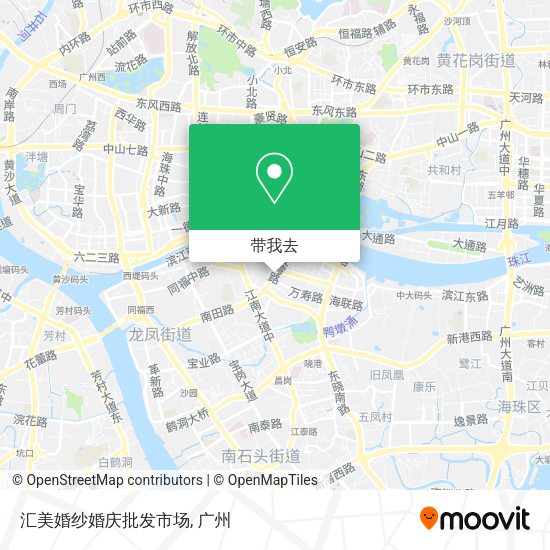 汇美婚纱婚庆批发市场地图