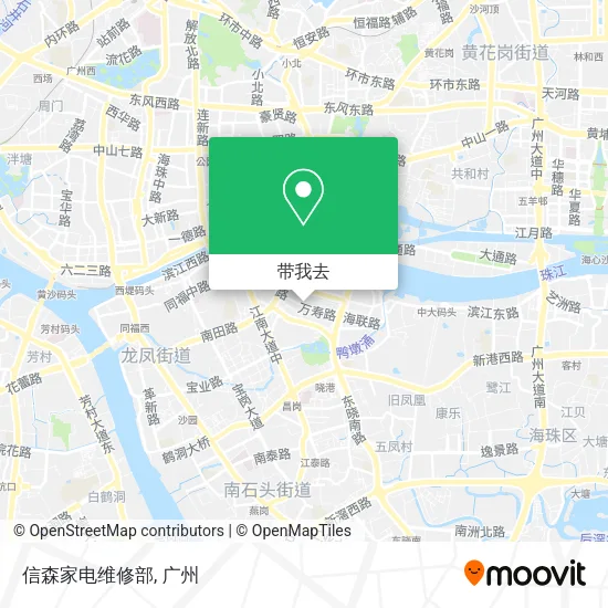 信森家电维修部地图