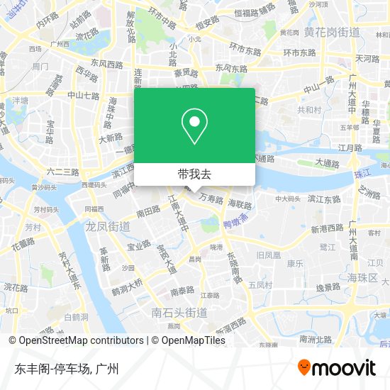 东丰阁-停车场地图