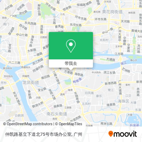 仲凯路基立下道北75号市场办公室地图