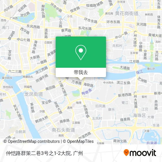 仲恺路群策二巷3号之1-2大院地图