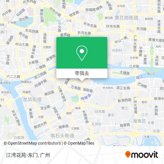 江湾花苑-东门地图