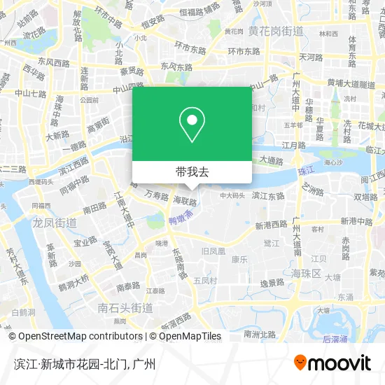 滨江·新城市花园-北门地图