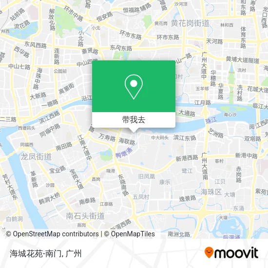 海城花苑-南门地图