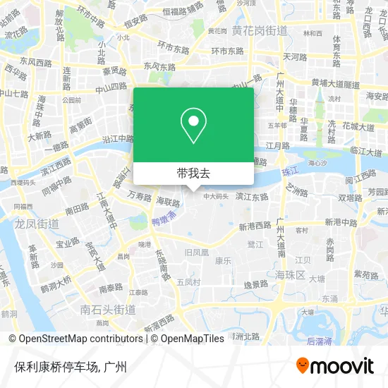 保利康桥停车场地图