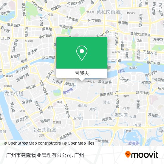 广州市建隆物业管理有限公司地图