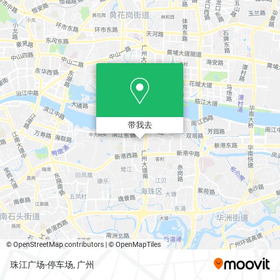 珠江广场-停车场地图