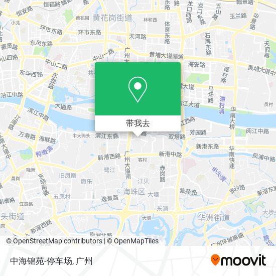中海锦苑-停车场地图