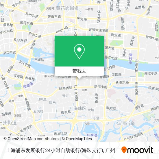 上海浦东发展银行24小时自助银行(海珠支行)地图