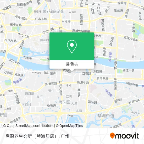 启源养生会所（琴海居店）地图