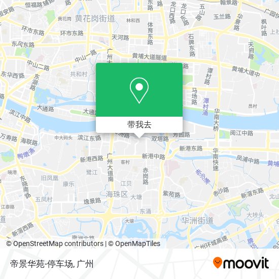 帝景华苑-停车场地图