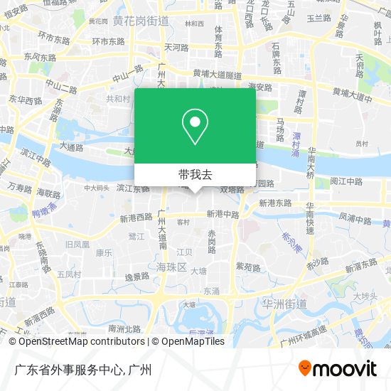广东省外事服务中心地图