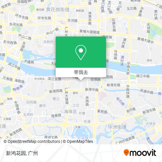 新鸿花园地图