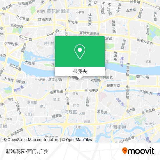 新鸿花园-西门地图
