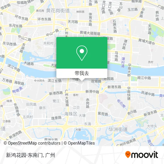 新鸿花园-东南门地图