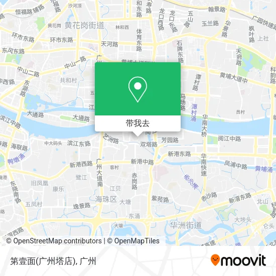 第壹面(广州塔店)地图