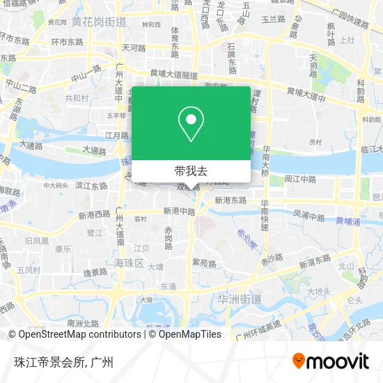 珠江帝景会所地图