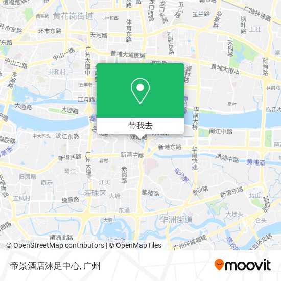 帝景酒店沐足中心地图