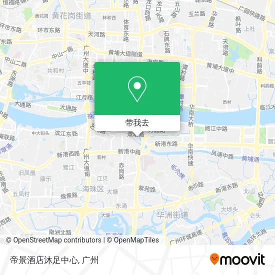 帝景酒店沐足中心地图