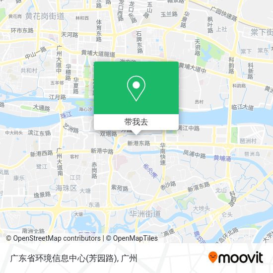 广东省环境信息中心(芳园路)地图
