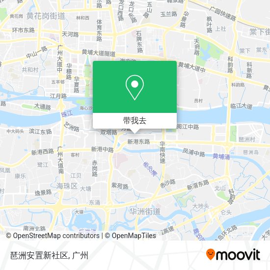 琶洲安置新社区地图