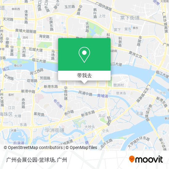 广州会展公园-篮球场地图