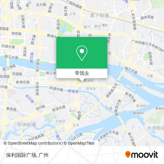 保利国际广场地图