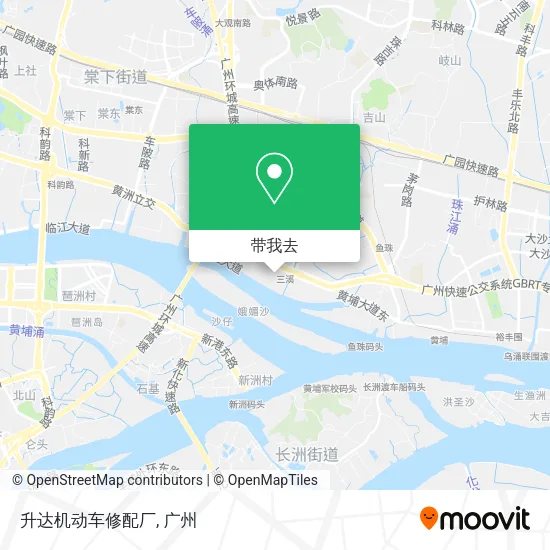 升达机动车修配厂地图