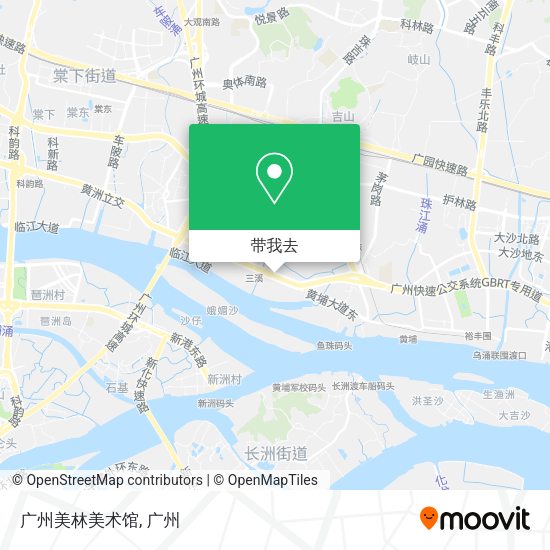广州美林美术馆地图