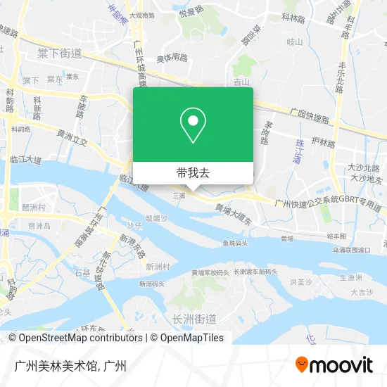 广州美林美术馆地图