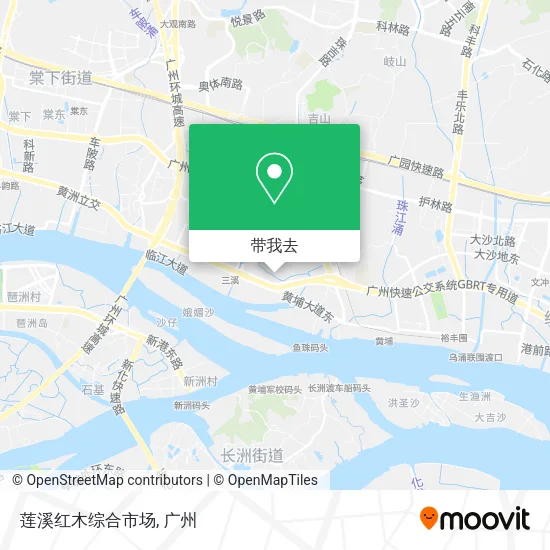 莲溪红木综合市场地图