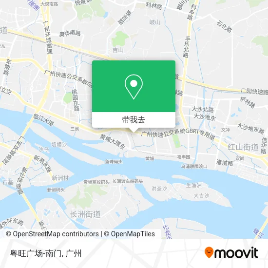 粤旺广场-南门地图