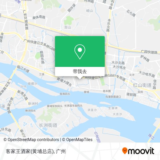 客家王酒家(黄埔总店)地图