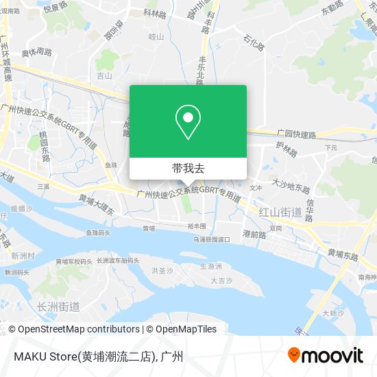 MAKU Store(黄埔潮流二店)地图