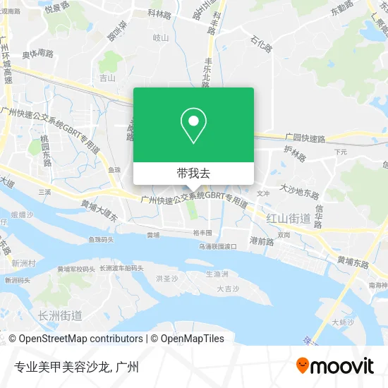 专业美甲美容沙龙地图