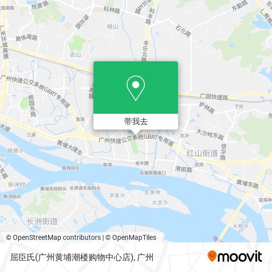 屈臣氏(广州黄埔潮楼购物中心店)地图