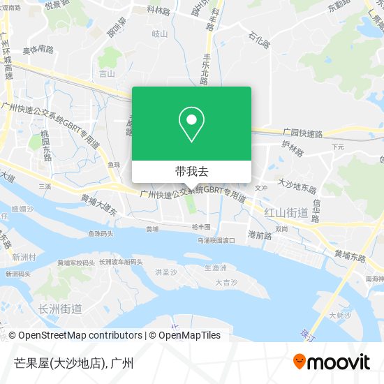 芒果屋(大沙地店)地图