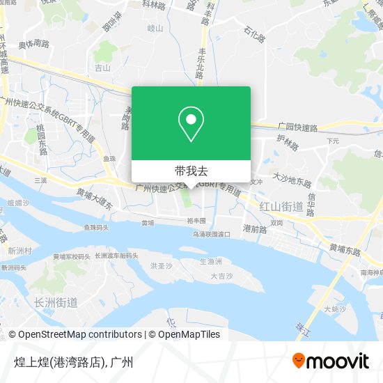 煌上煌(港湾路店)地图