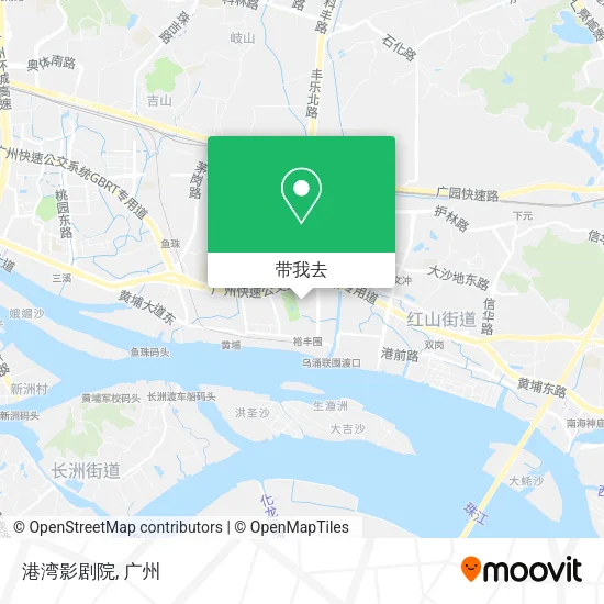 港湾影剧院地图