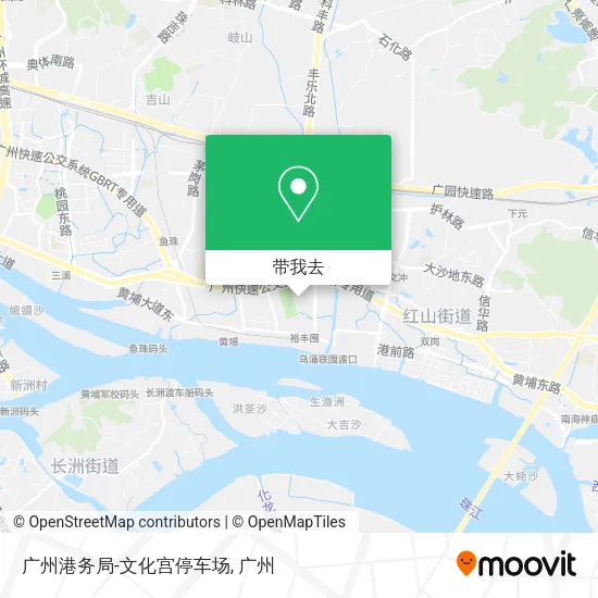 广州港务局-文化宫停车场地图
