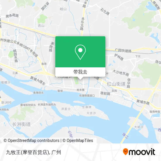 九牧王(摩登百货店)地图