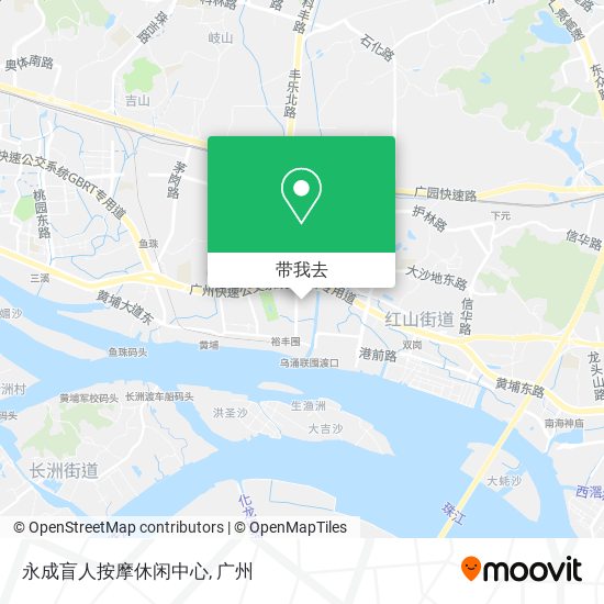 永成盲人按摩休闲中心地图