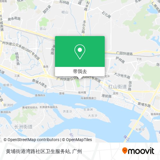 黄埔街港湾路社区卫生服务站地图