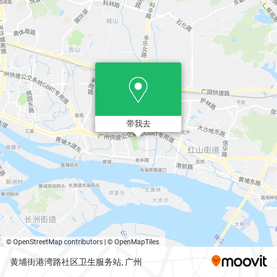黄埔街港湾路社区卫生服务站地图