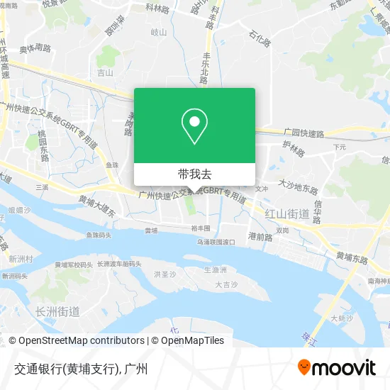 交通银行(黄埔支行)地图