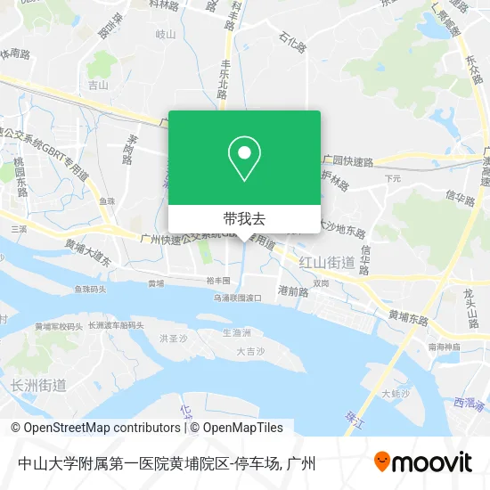 中山大学附属第一医院黄埔院区-停车场地图
